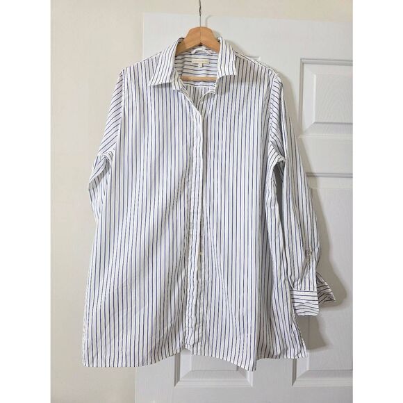 Ann mashburn Blue Striped XL - Picture 1 of 9
